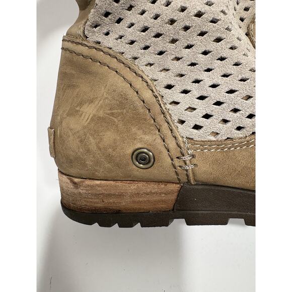 Sorel Sage Womens Size 6 37 Perf Leather Mid Calf Pull On Boots NL2167-977 - Picture 6 of 11